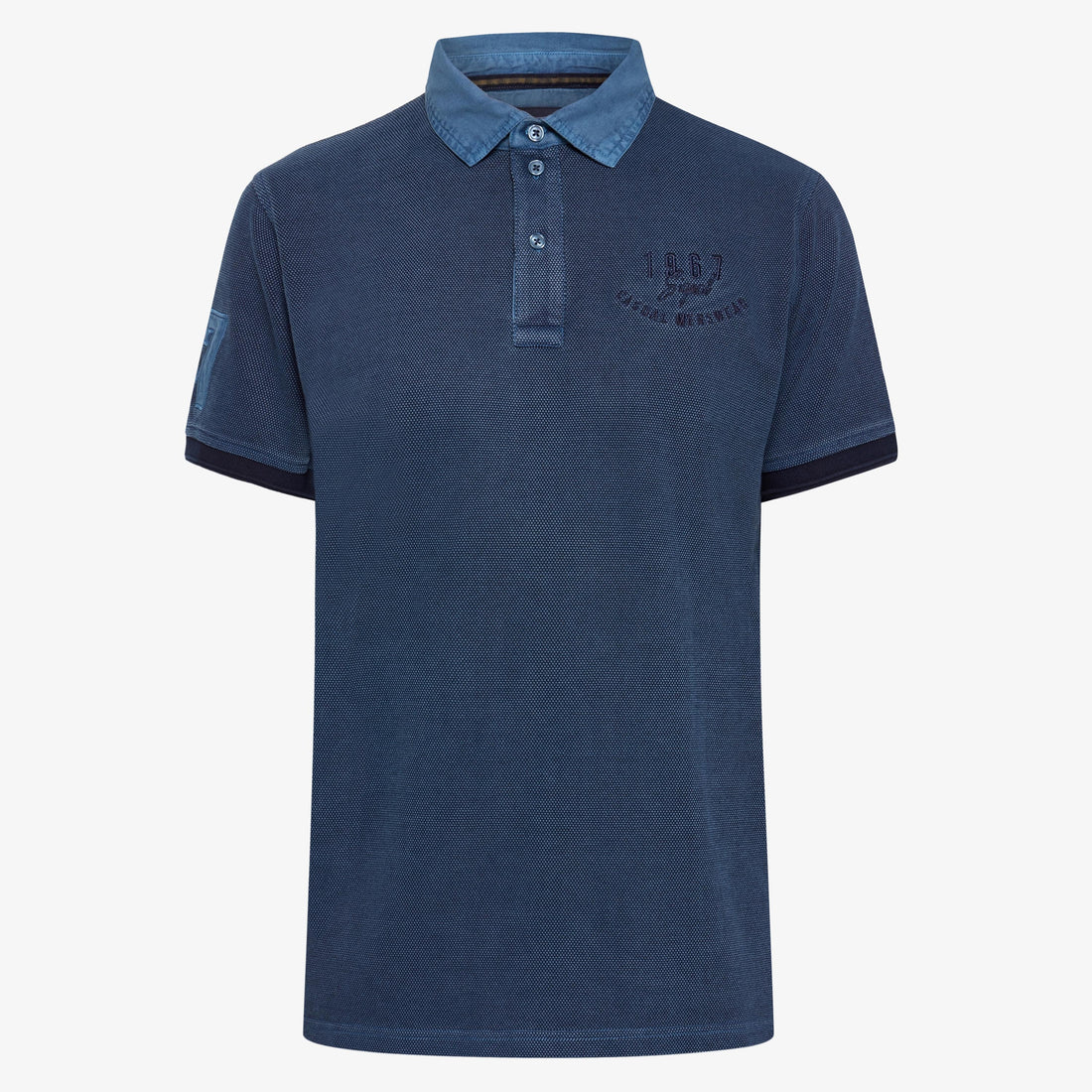 Singal miesten pikeepaita, OSCAR BADGE POLO Tummansininen - Image 3