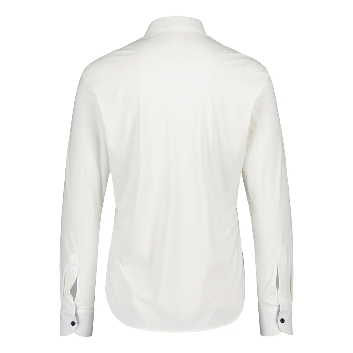 Sinnuu Miesten Kauluspaita, Contrast, Technical Performance Shirt LS, Valkoinen - Image 2