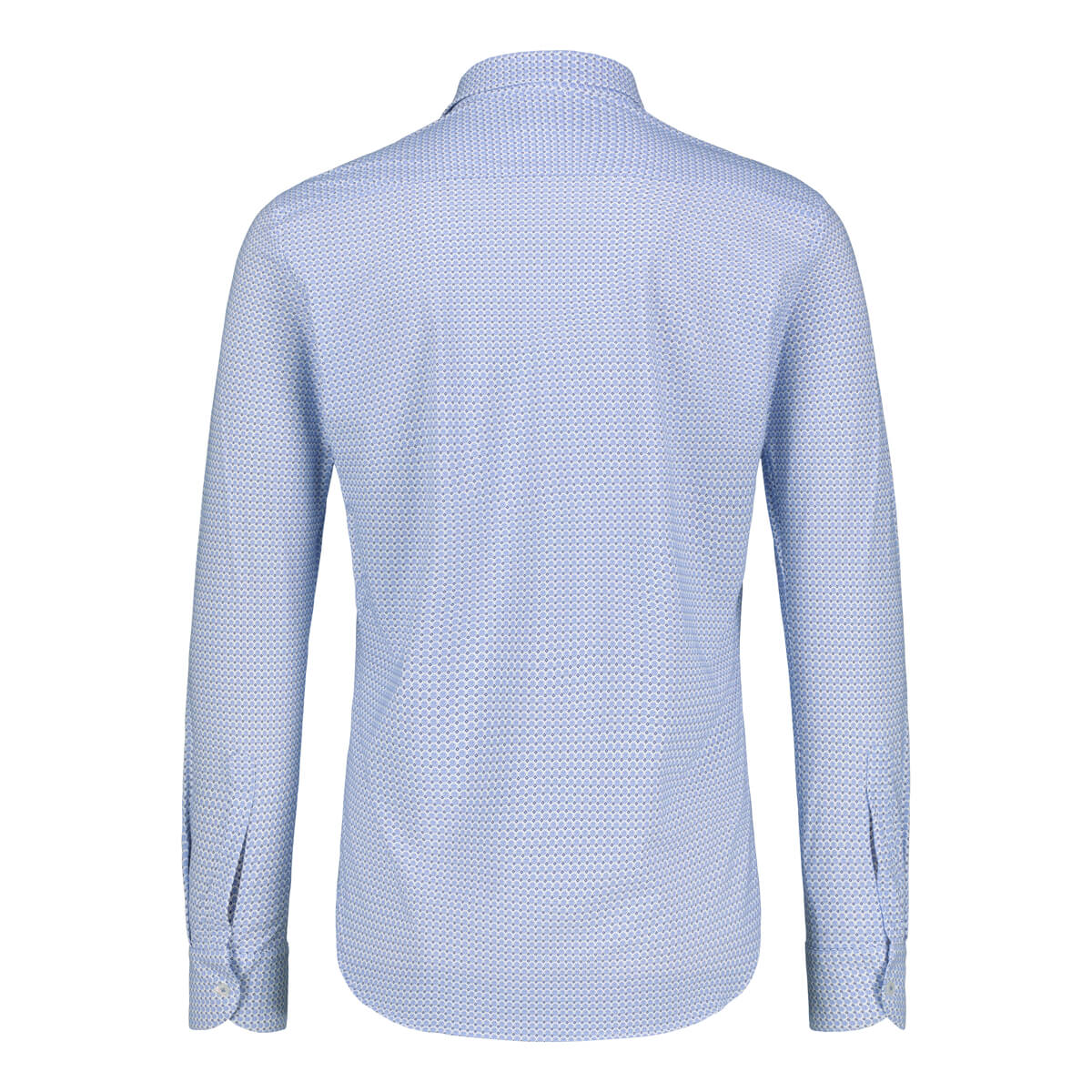 Sinnuu Miesten Kauluspaita, Technical Performance Shirt LS, Sininen Kuosi - Image 2