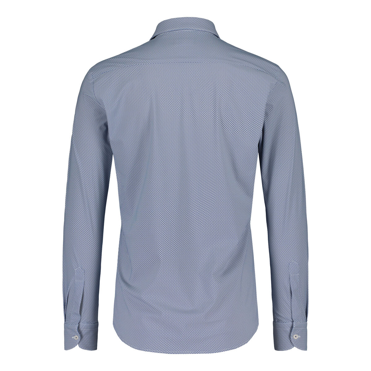 Sinnuu Miesten Kauluspaita, Technical Performance Shirt LS, Sininen Kuosi - Image 2