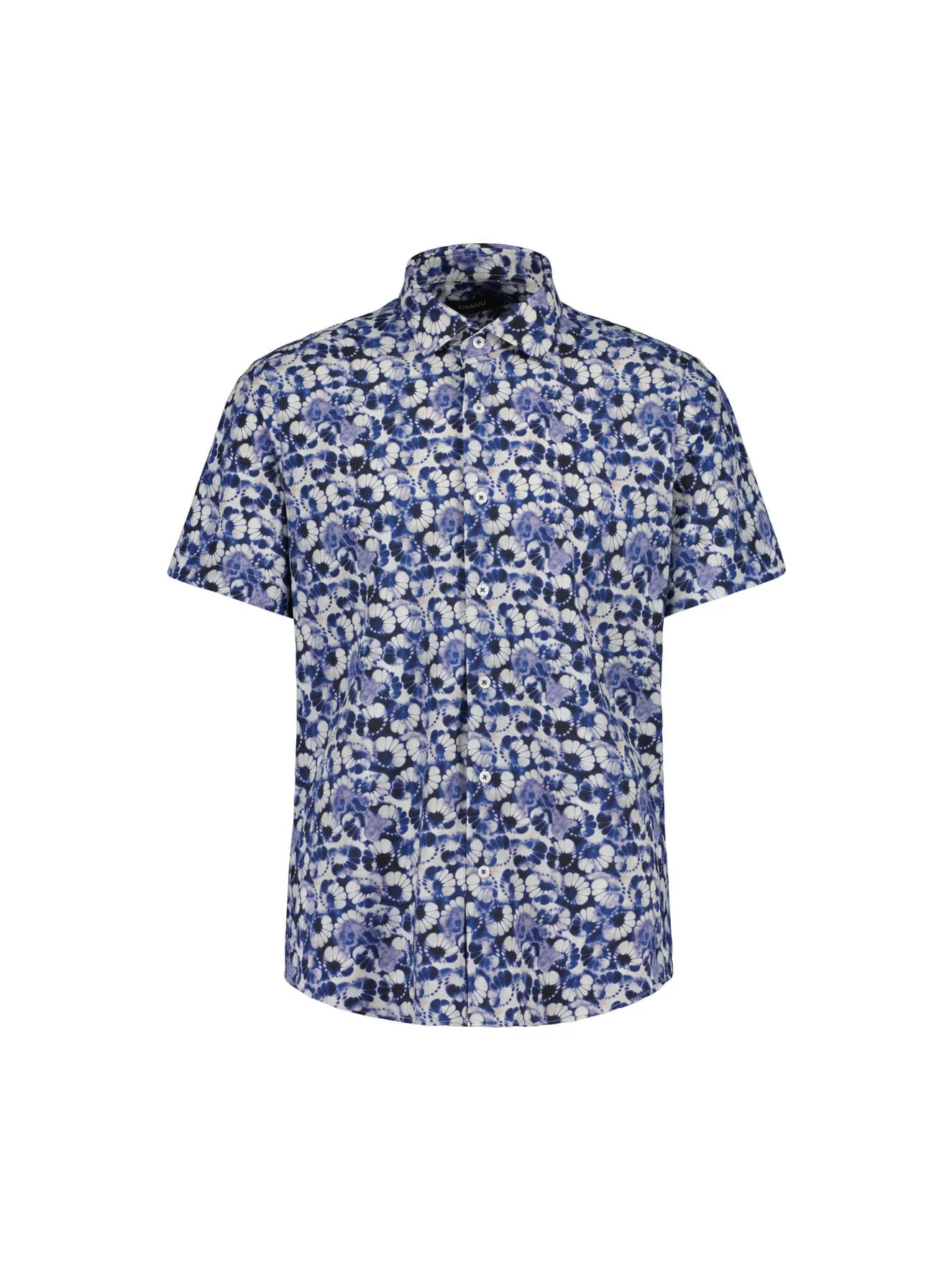 Sinnuu Miesten Kauluspaita, Performance Shirt SS California Sininen Kuosi