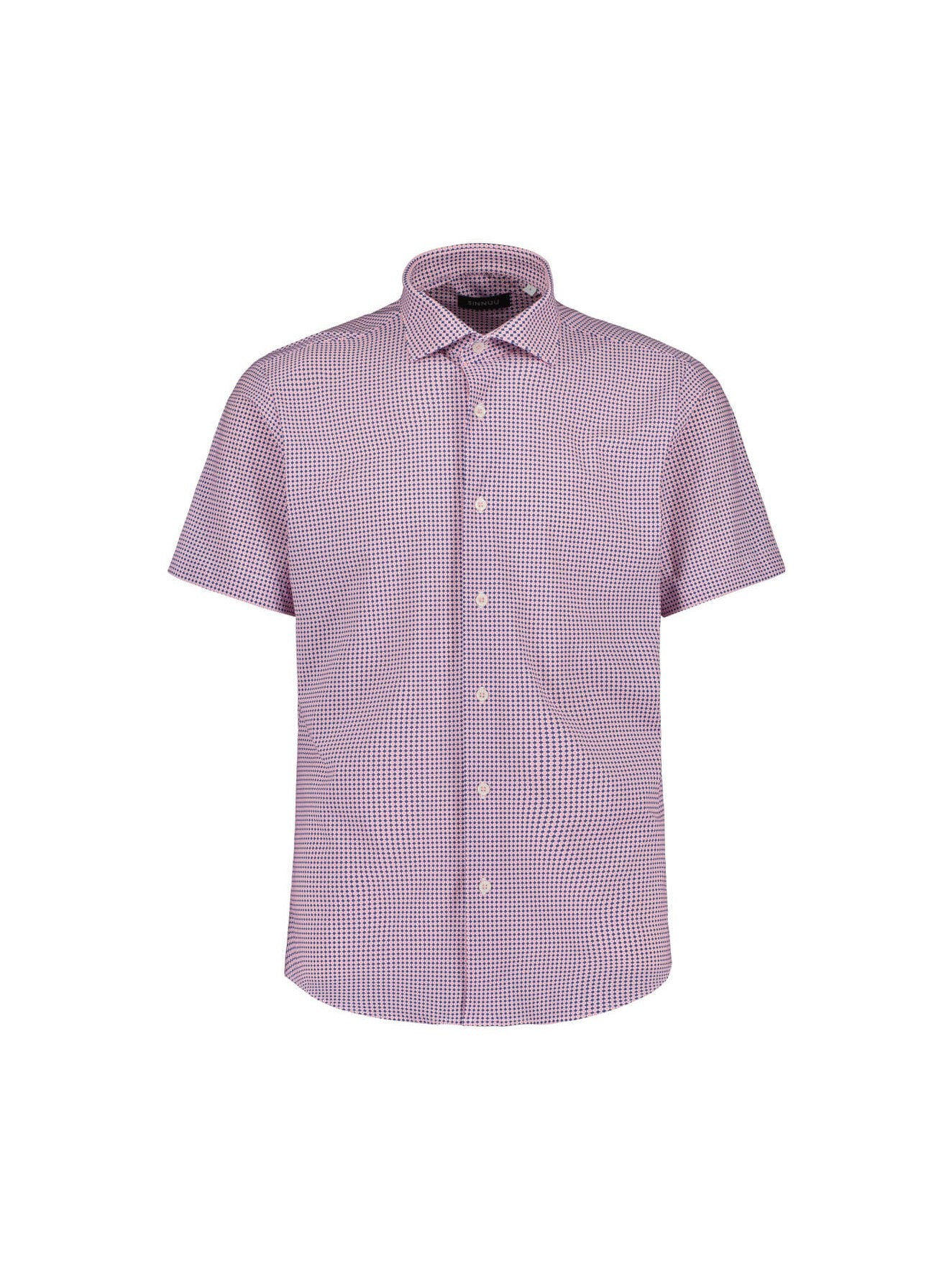 Sinnuu Miesten Kauluspaita, Performance Shirt SS TRA08-03 Kuosi, Punainen