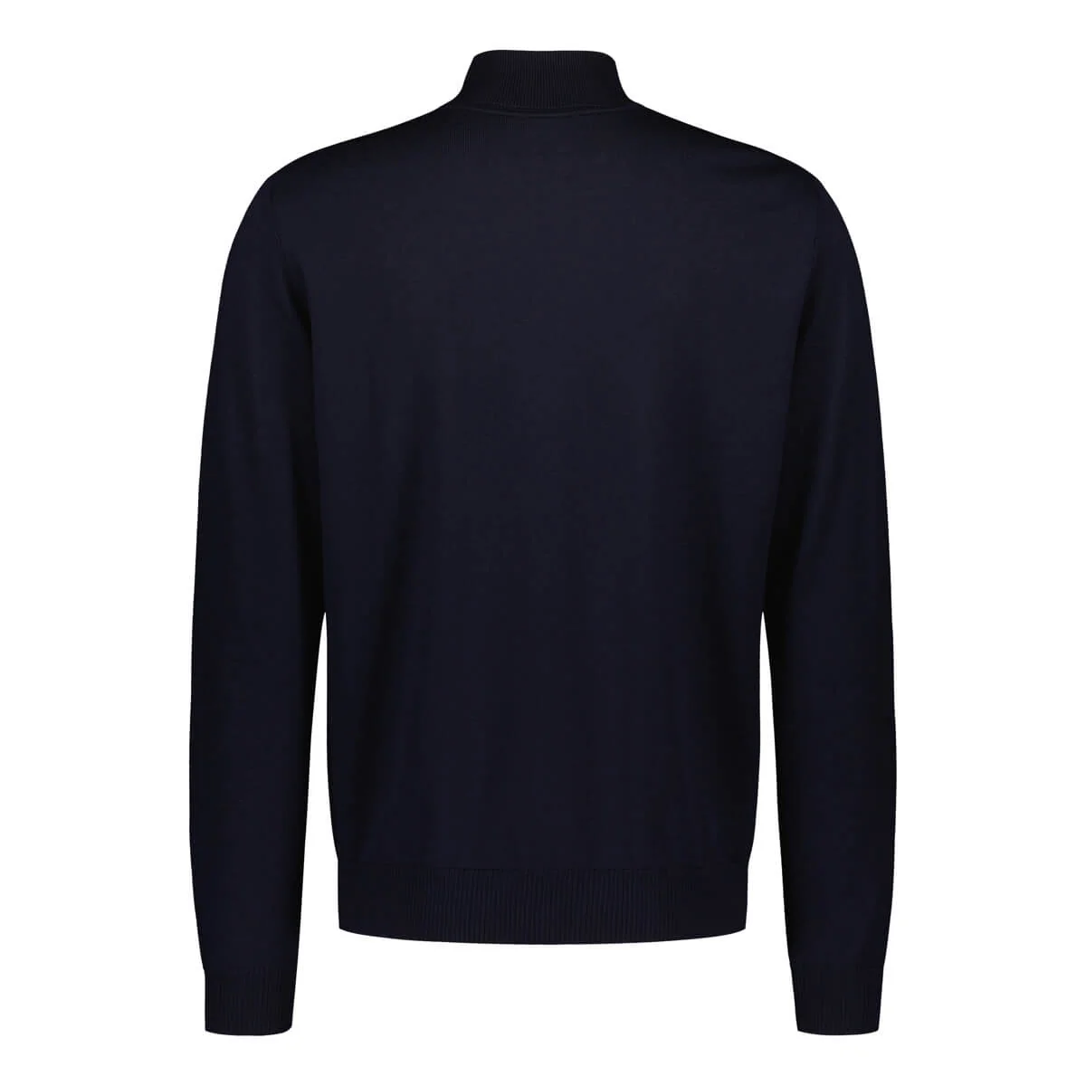 Sinnuu Miesten Neulepoolo MERINO ROLL NECK, MADE IN ITALY Tummansininen - Image 2