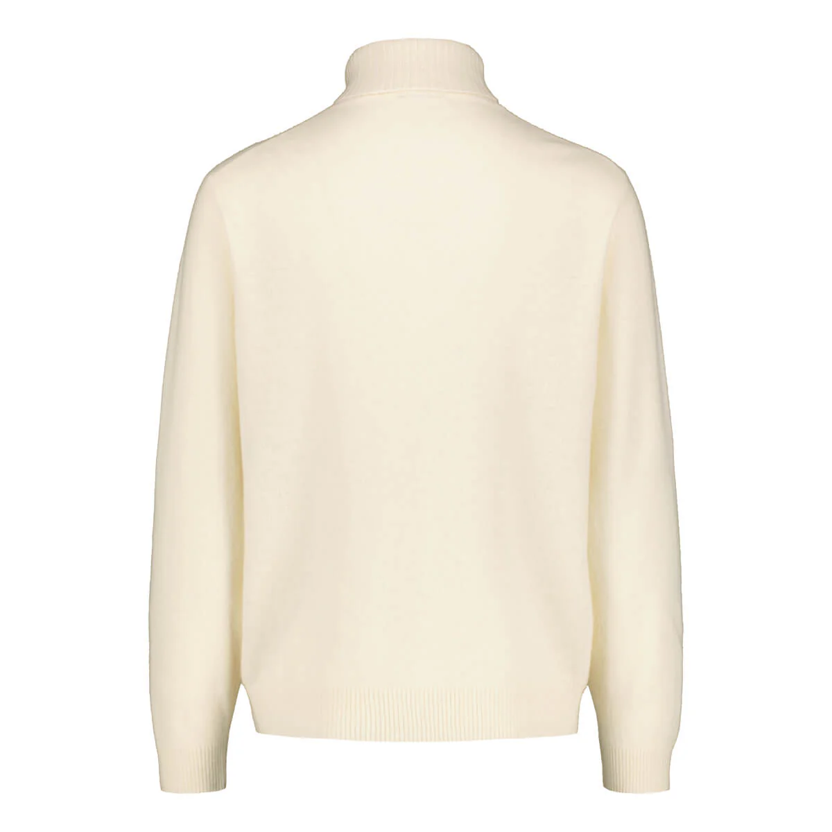 Sinnuu Miesten Neulepoolo ROLLNECK FINE MERINO WOOL MADE IN ITALY Luonnonvalkoinen - Image 2