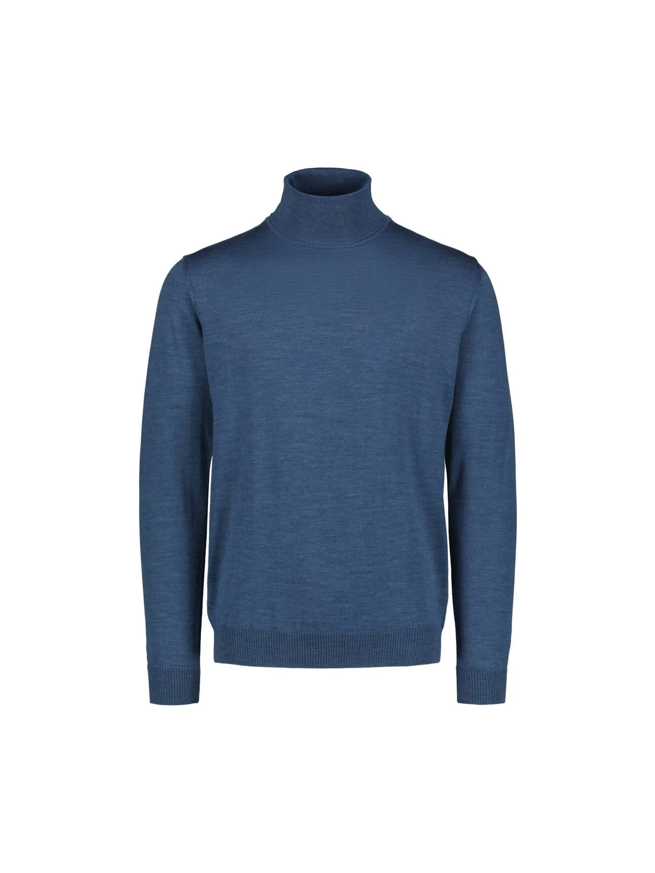 Sinnuu Miesten Pooloneule Merino Roll Neck Sininen