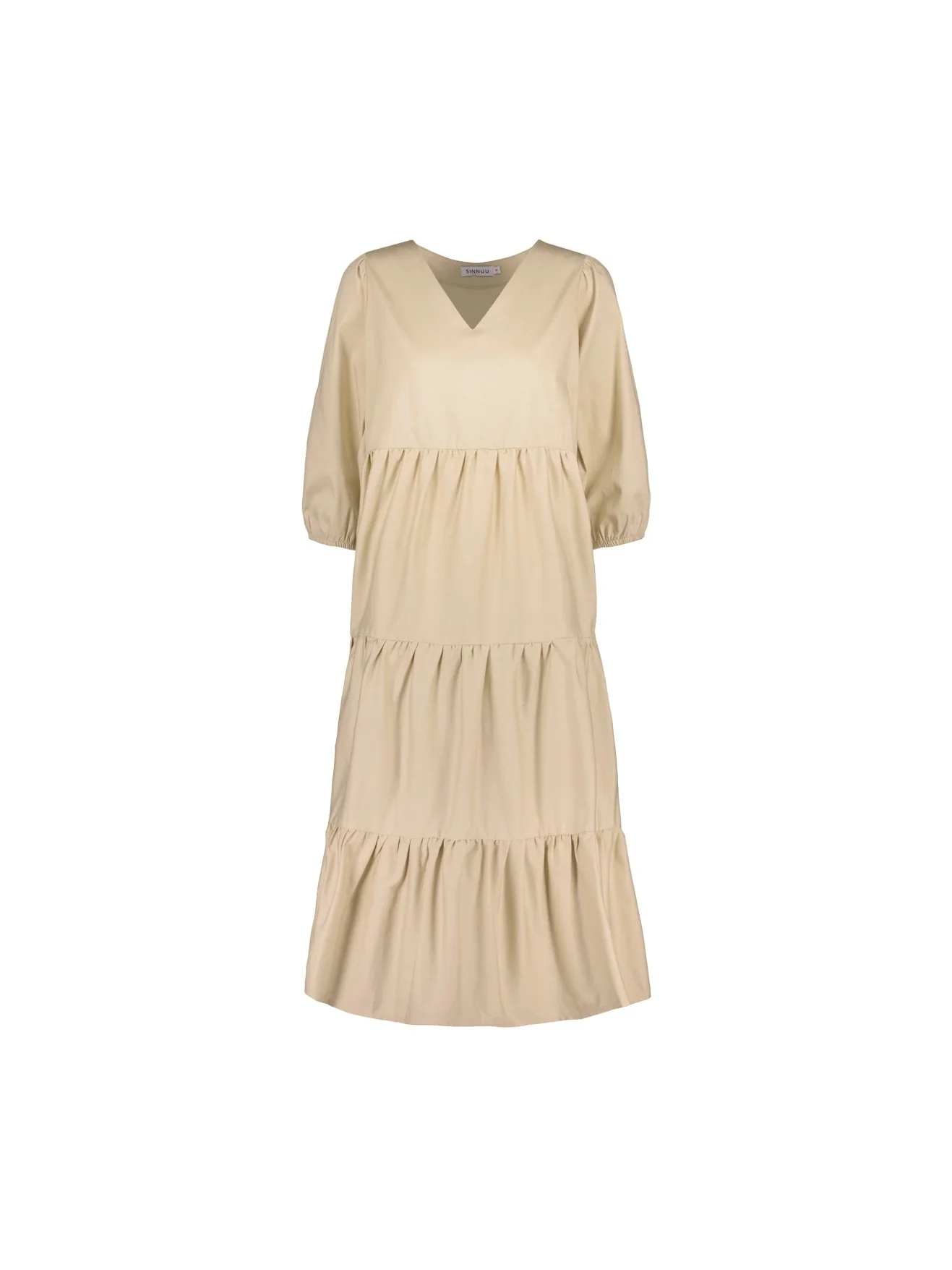 Sinnuu Naisten Mekko, Lux Mekko Vaalea Beige