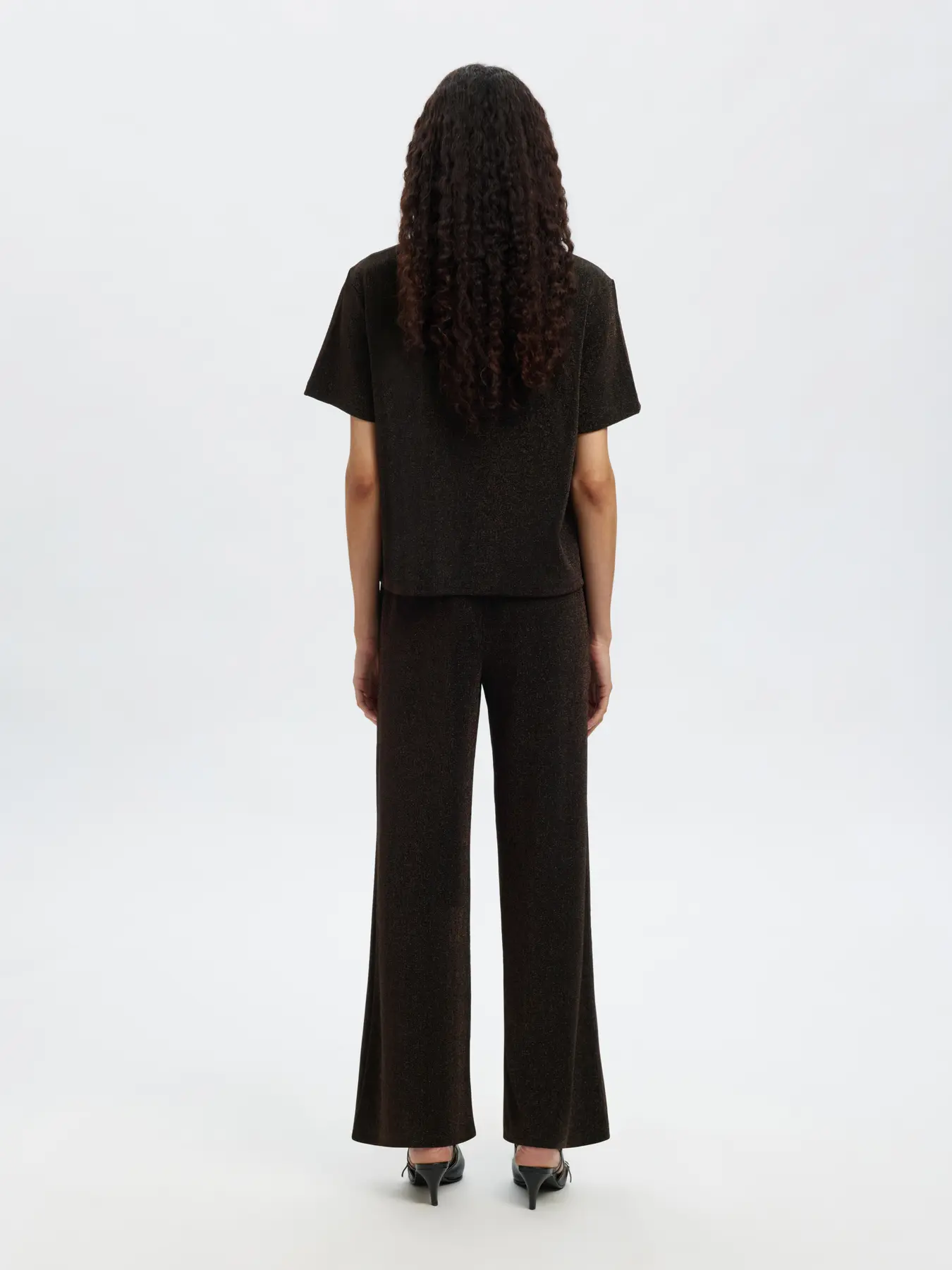 Selected Femme naisten t-paita SLFANJA BOXY TEE, Delicioso - Image 3