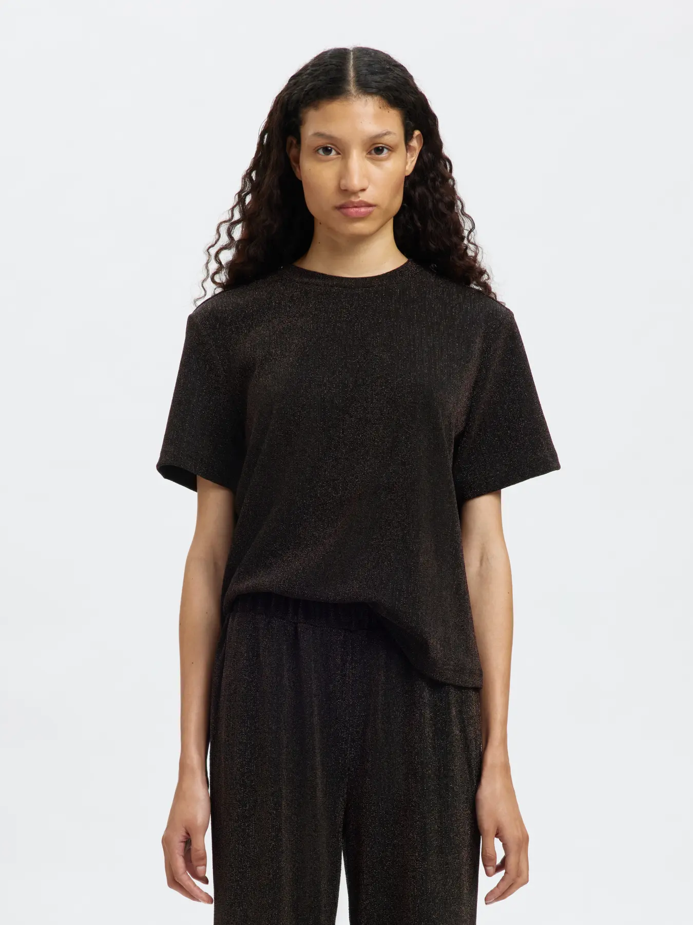 Selected Femme naisten t-paita SLFANJA BOXY TEE, Delicioso - Image 4