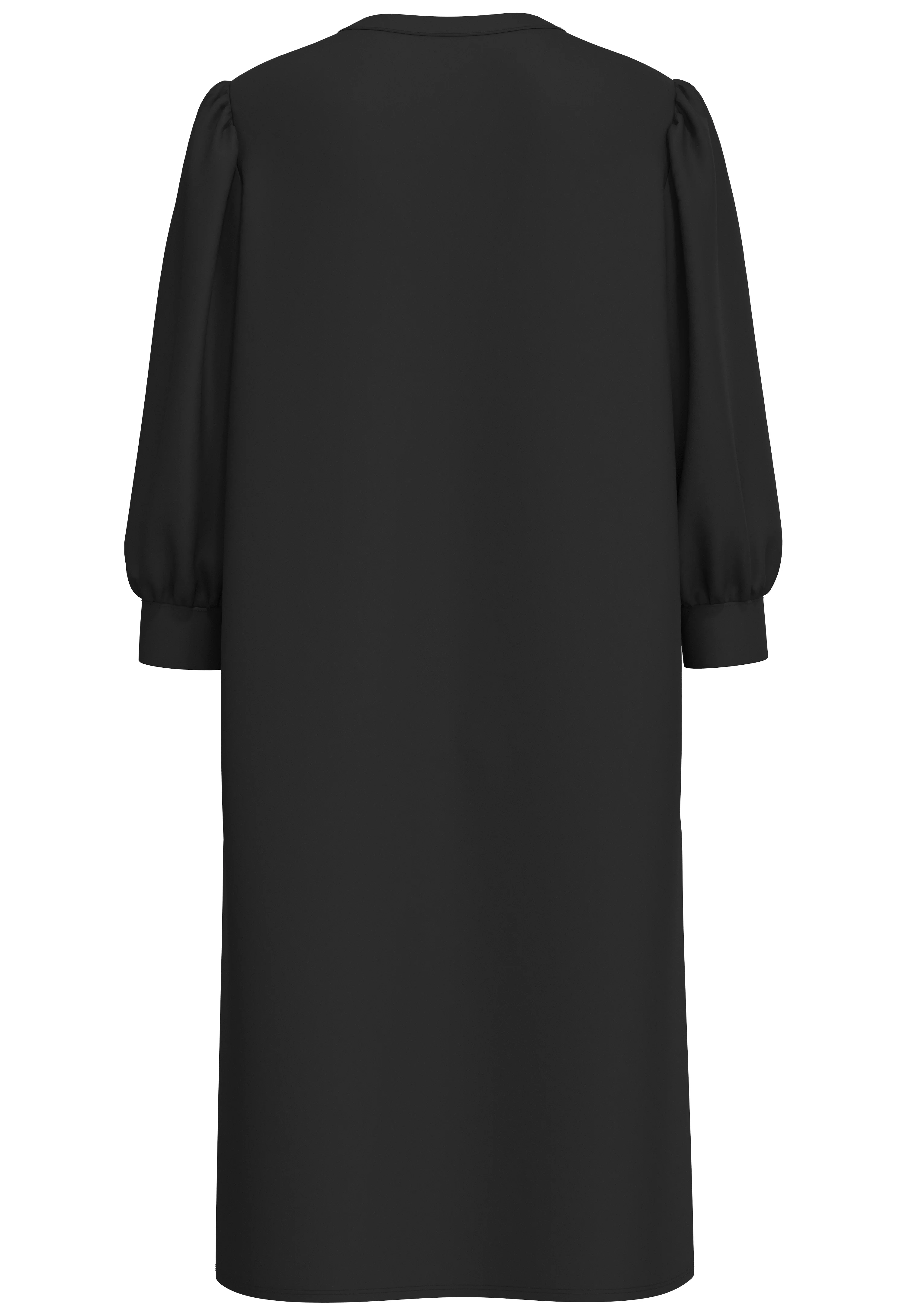 Selected Femme naisten mekko SLFTENNY 3/4 SHORT SWEAT DRESS NOOS, musta - Image 4