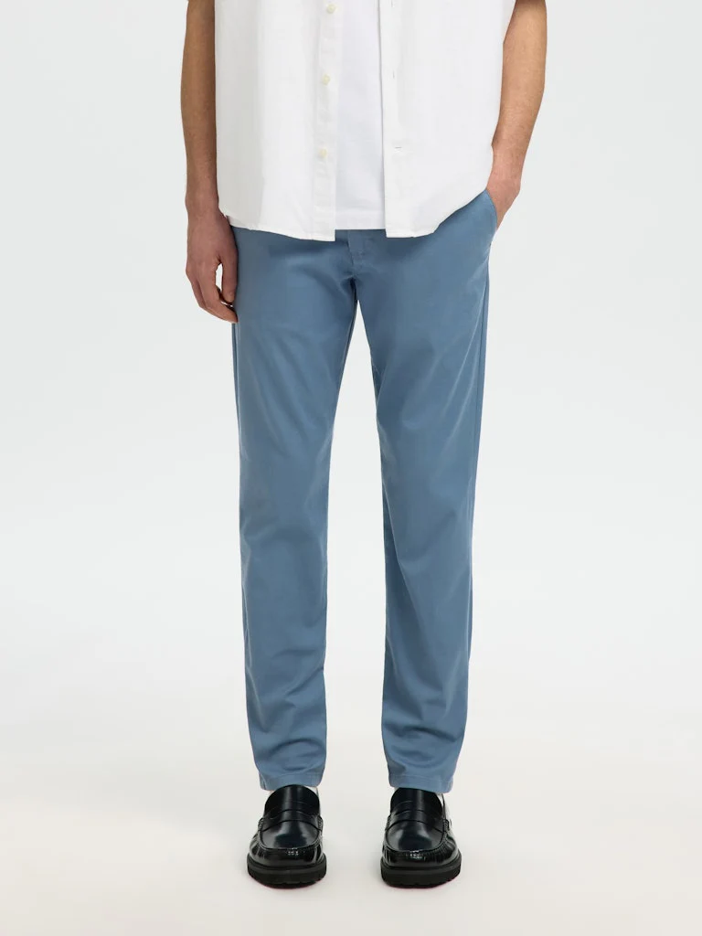 Selected miesten housut SLH175-SLIM NEW MILES FLEX PANT NOOS, Blue Mirage