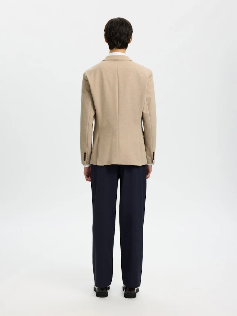 Selected miesten bleiseri SLIM-AITOR Jersey BLZ Flex, hiekka - Image 2