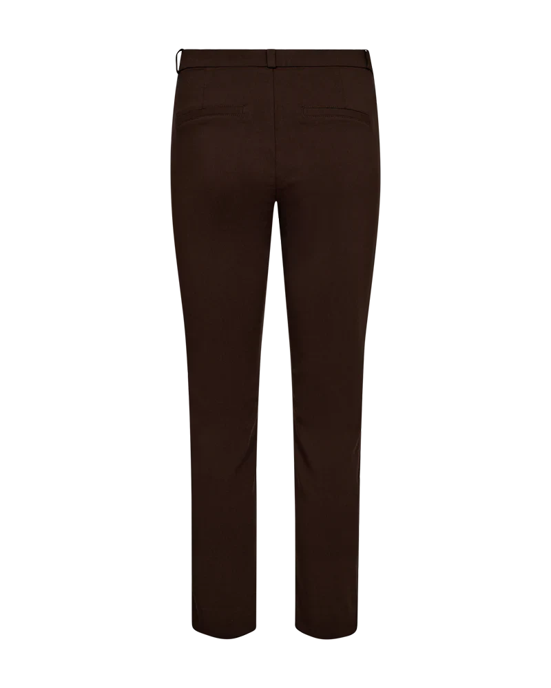 Freequent naisten housut Solvej Ankle Pant, tummanruskea - Image 2