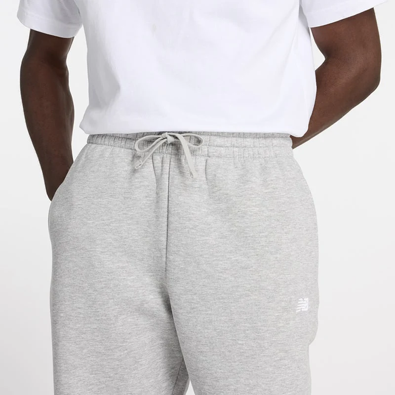New Balance miesten collegehousut Sport Essentials Fleece Jogger Pants, vaaleanharmaa - Image 4