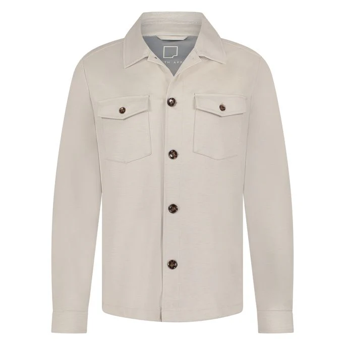Born with Appetite miesten paitatakki Stretch Overshirt, hiekka