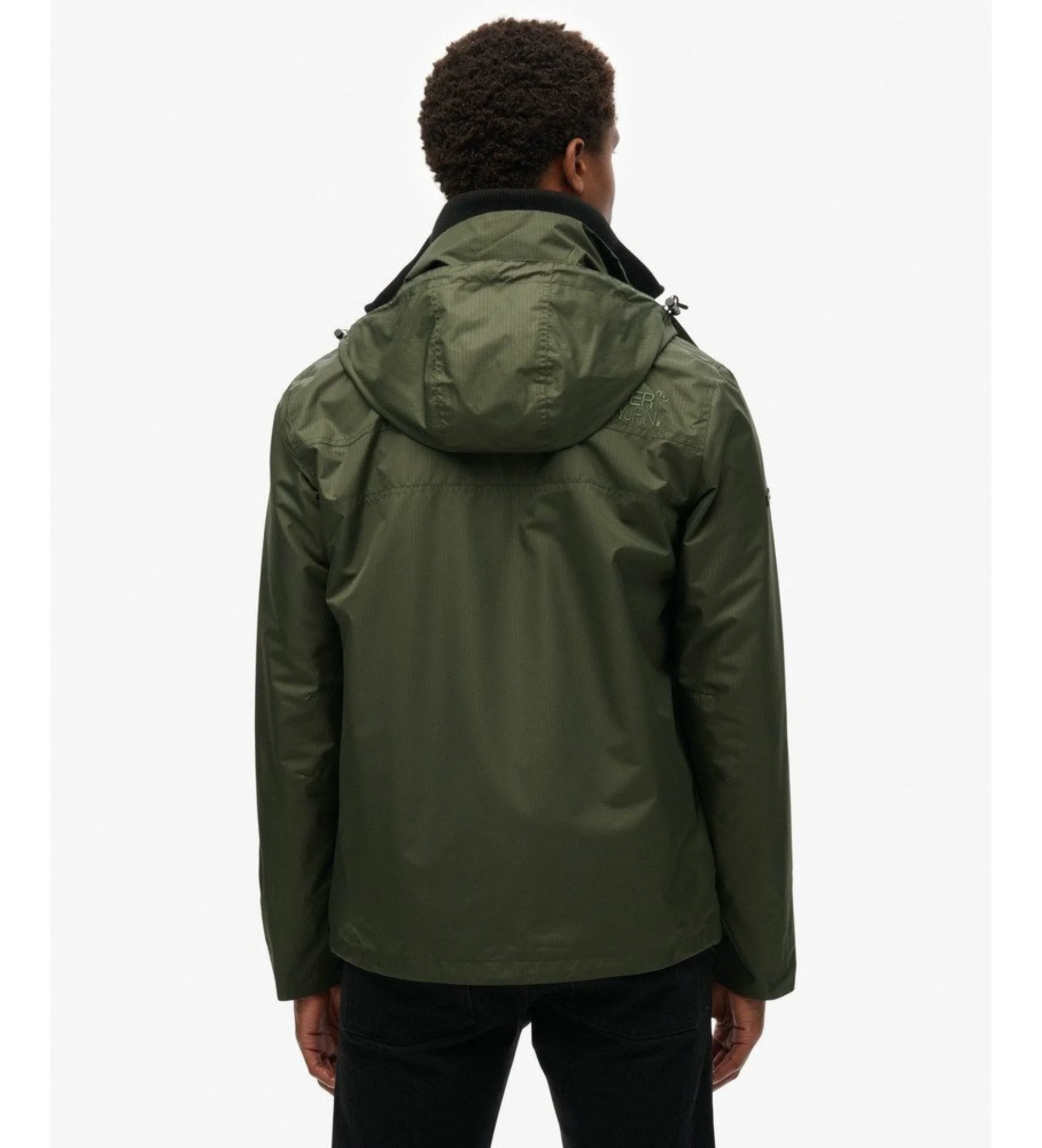 Superdry miesten takki, HOODED MTN WINDBREAKER JACKET Armeijanvihreä - Image 2