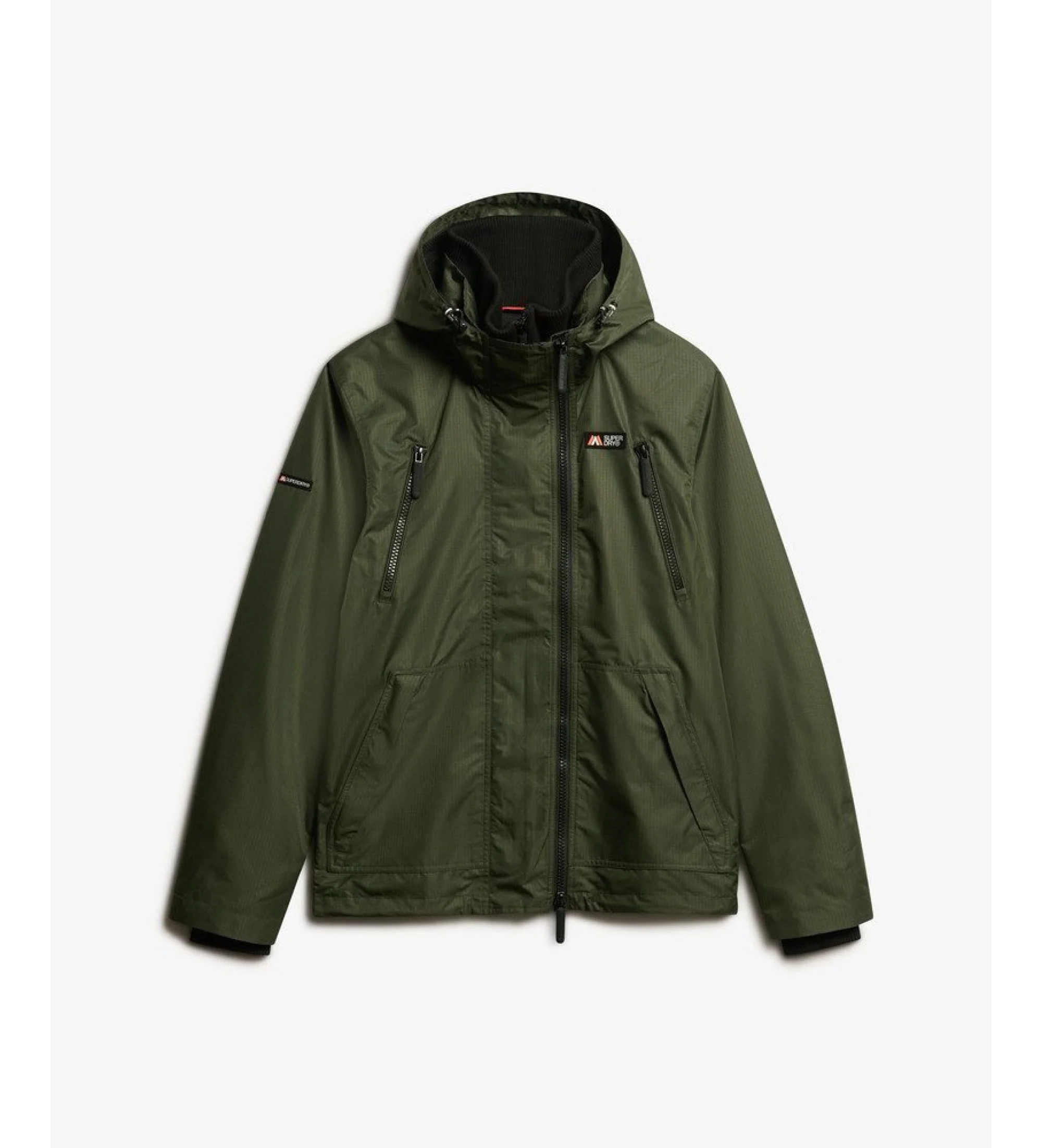 Superdry miesten takki, HOODED MTN WINDBREAKER JACKET Armeijanvihreä - Image 3