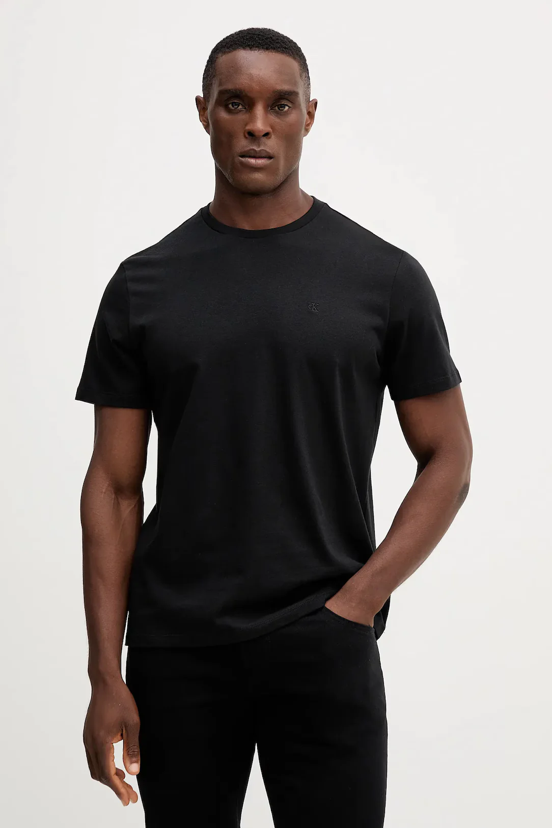 Calvin Klein Jeans miesten t-paita T SS CLASSIC MONOGRAM TEE , musta