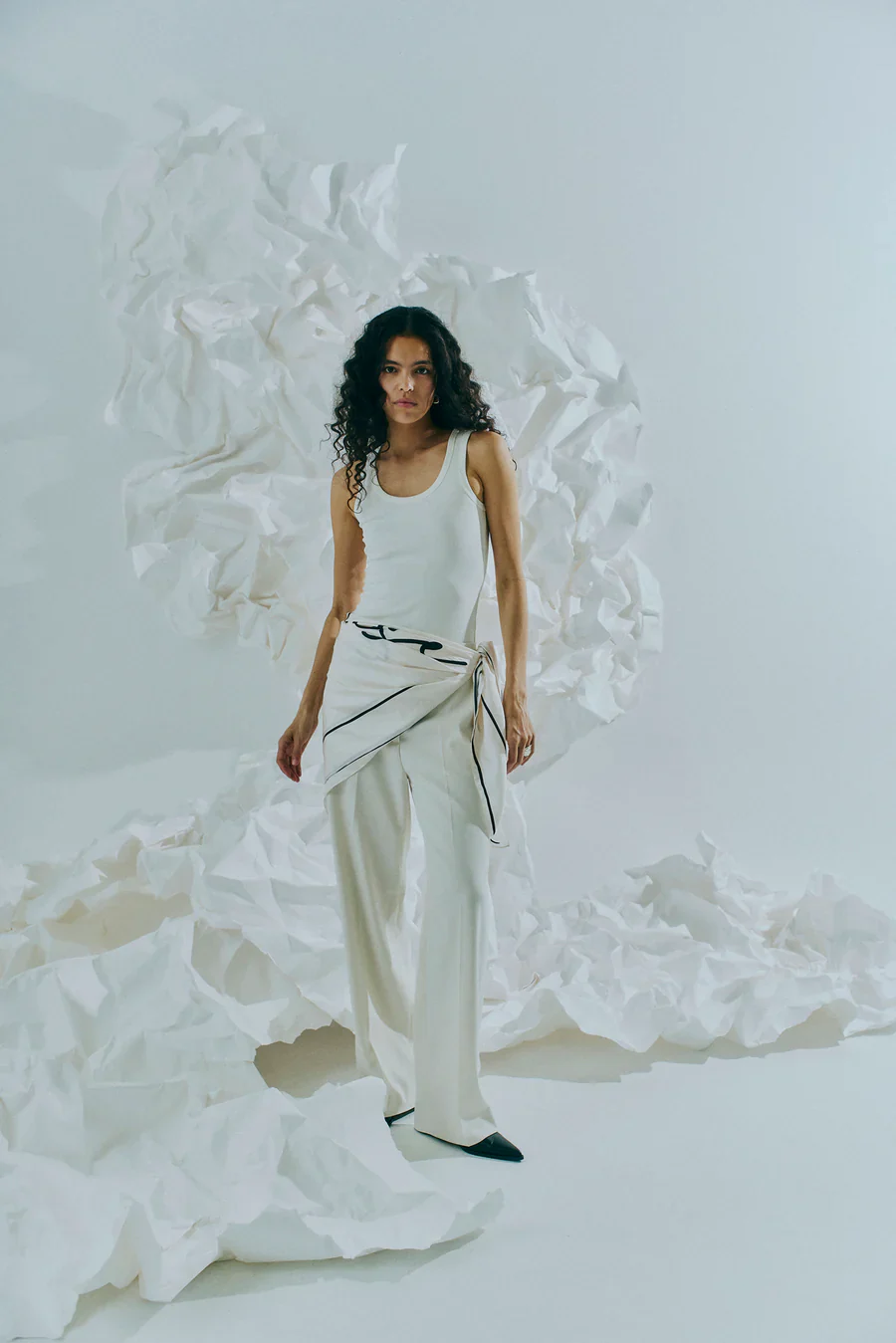 Copenhagen Muse naisten housut Tailor Pant, kerma