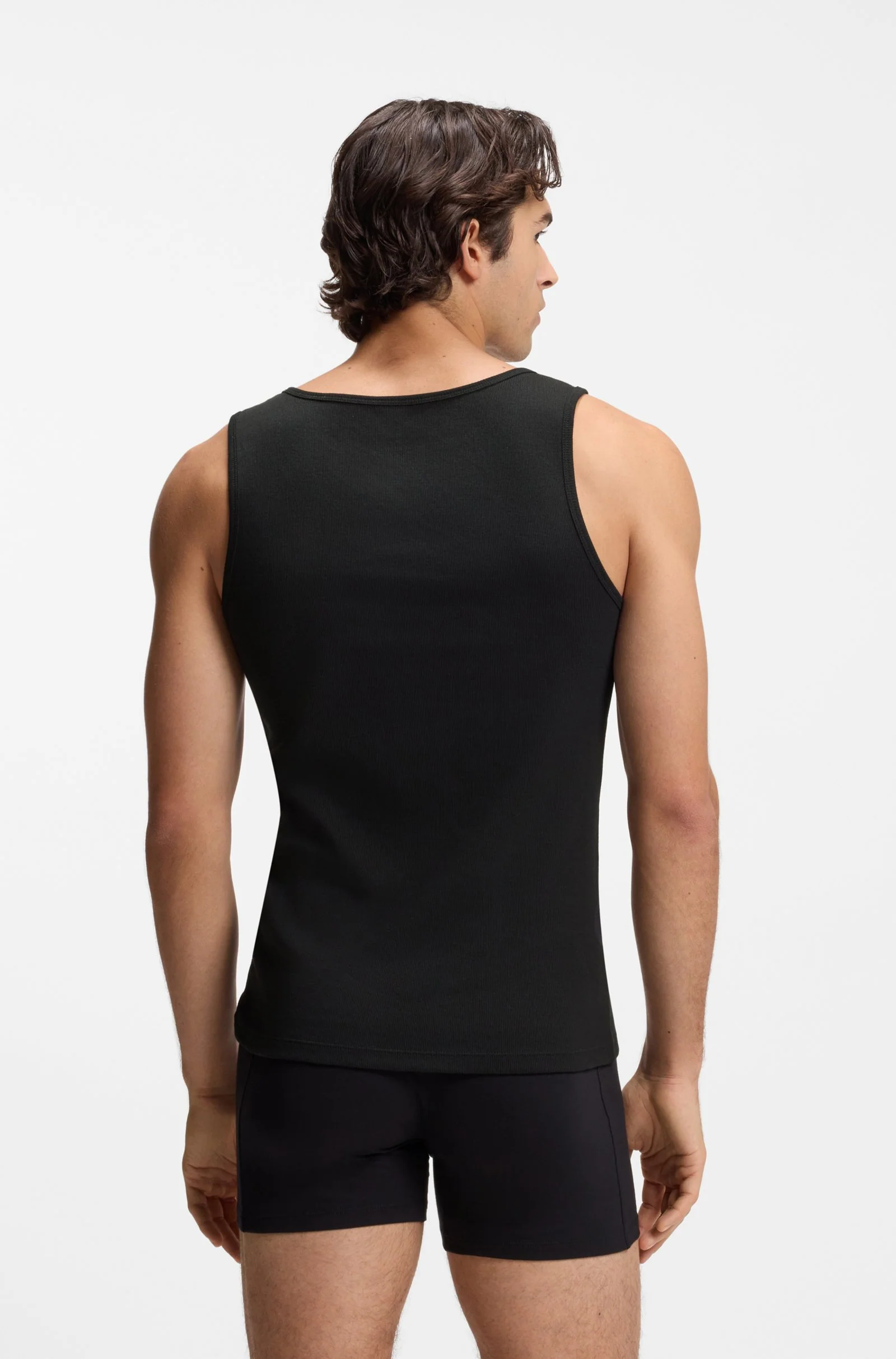 Hugo Boss miesten hihaton paita Tank Top Rib Classic, musta - Image 2