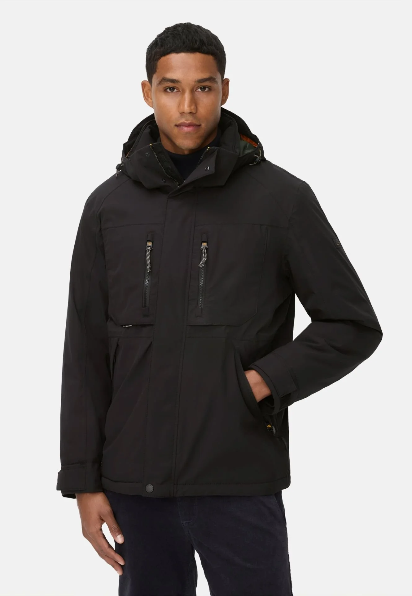 Camel Active miesten takki TECH JACKET LOS, musta