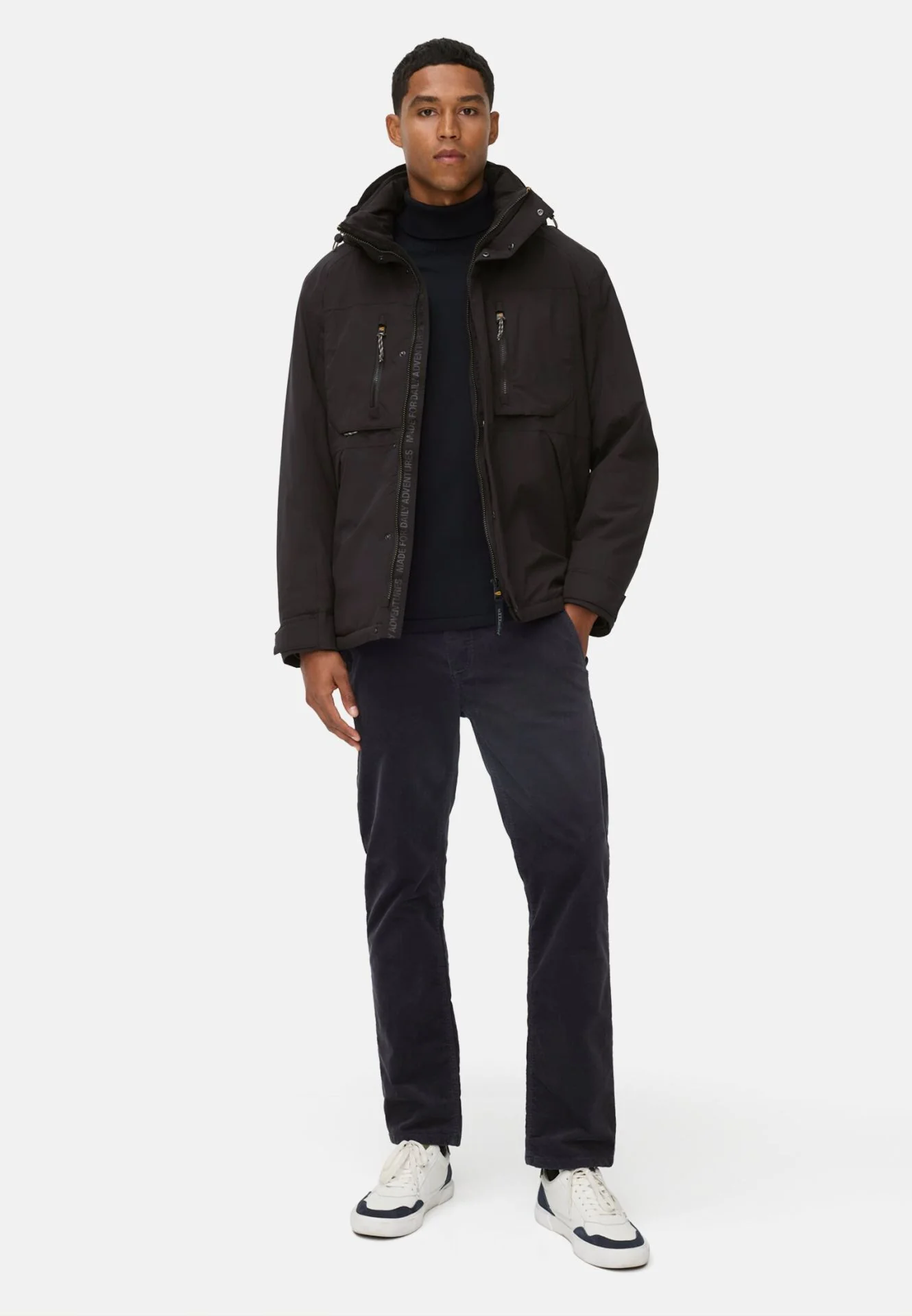 Camel Active miesten takki TECH JACKET LOS, musta - Image 2