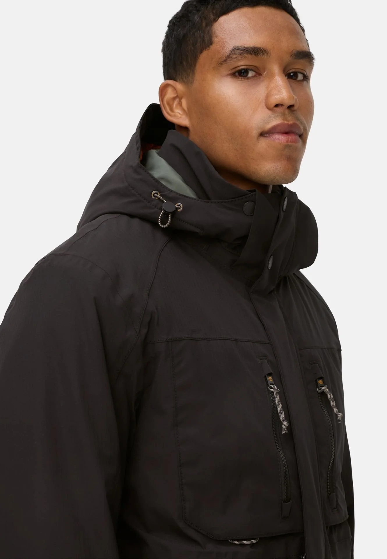 Camel Active miesten takki TECH JACKET LOS, musta - Image 5