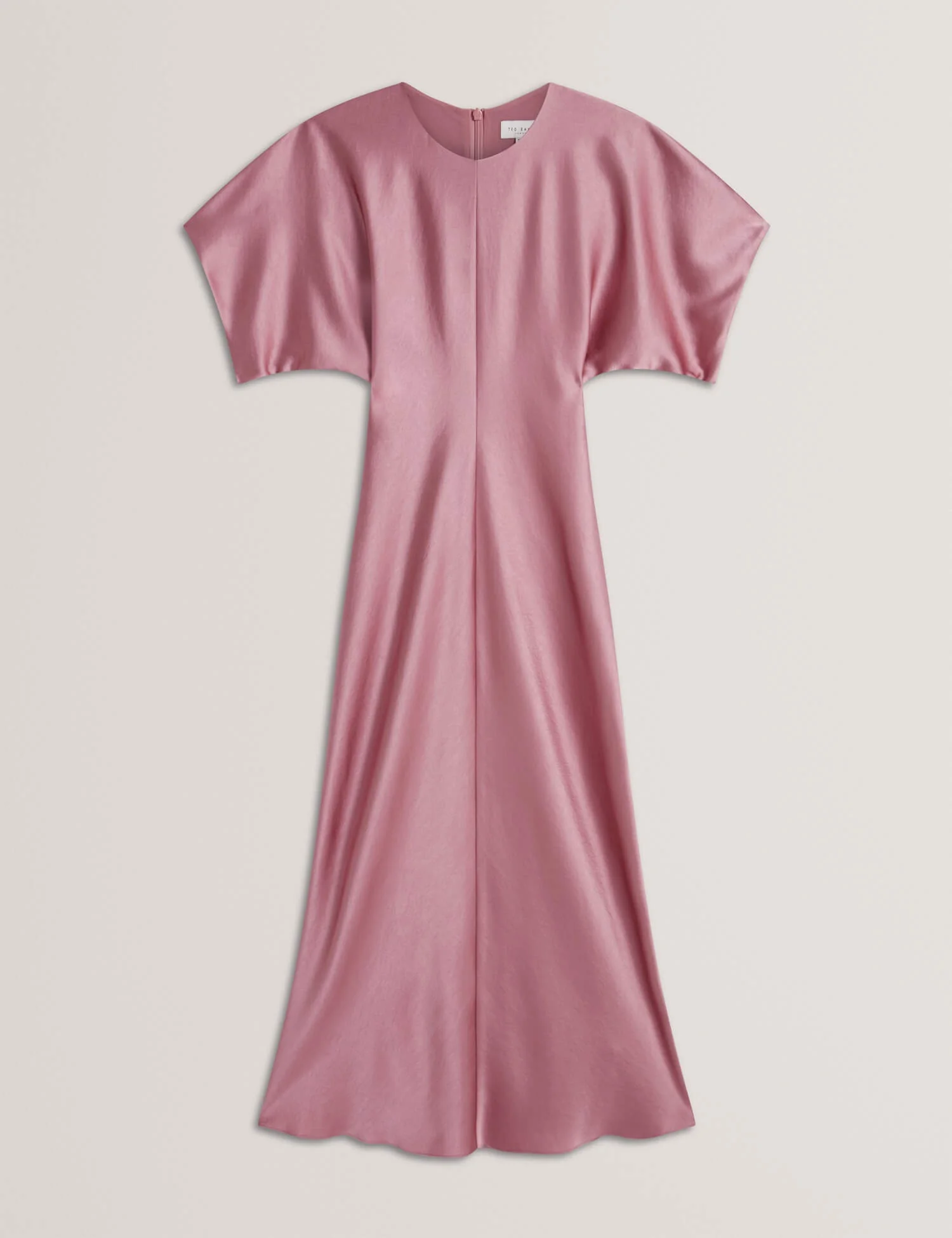 Ted Baker naisten mekko, FIANAA Slouch Sleeve Waisted Column Dres Vaaleanpunainen - Image 3
