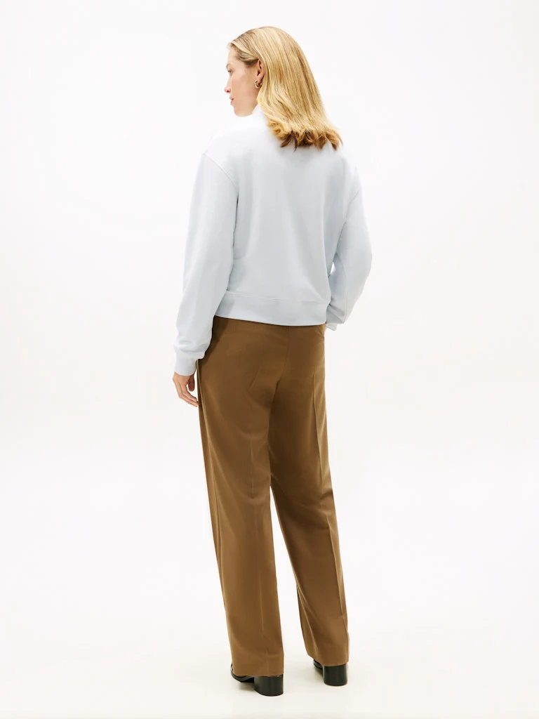 Tommy Hilfiger naisten collegepaidat TH Script Terry, vaaleansininen - Image 2