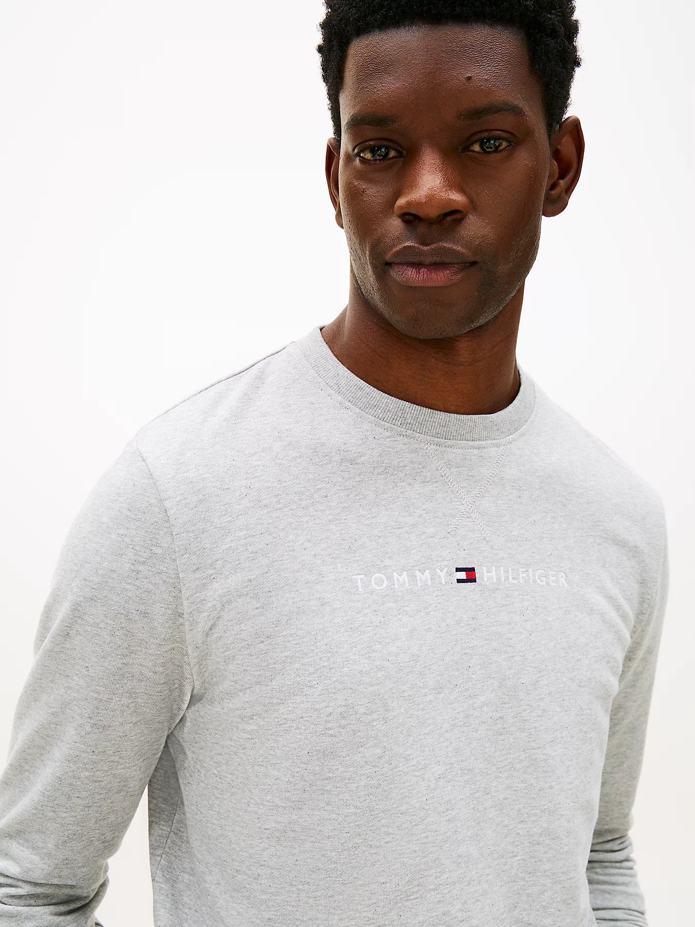 Tommy Hilfiger miesten collegepaita TH Track Top, harmaa - Image 2