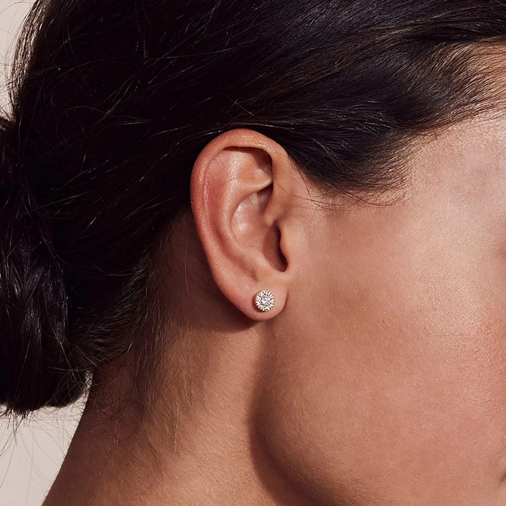 Edblad korvakorut Thassos Studs Mini Gold, Gold pleated - Image 3