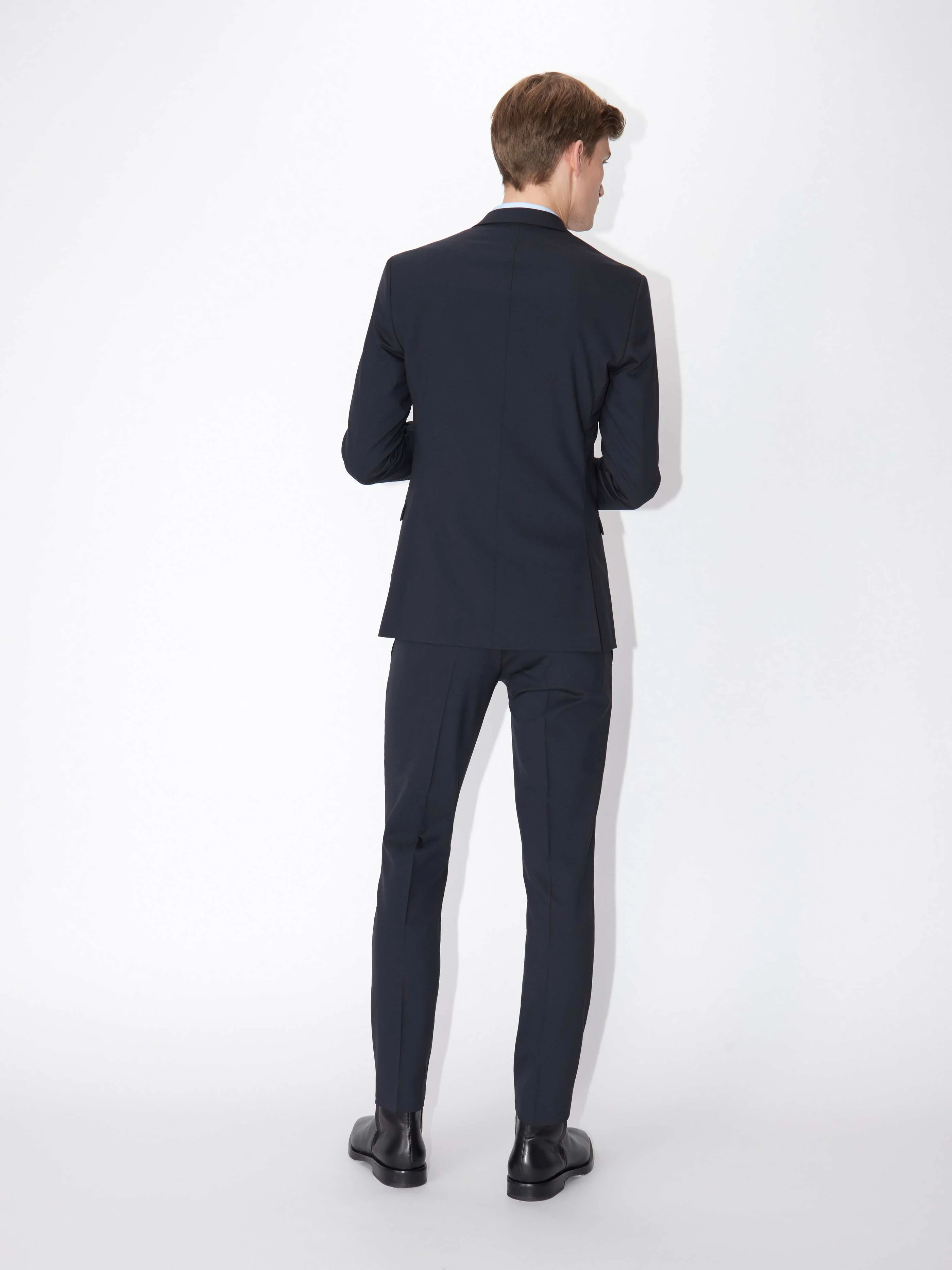 Tiger Of Sweden Miesten Bleiseri JILE  ANGELICO Slim Fit Tummansininen - Image 3