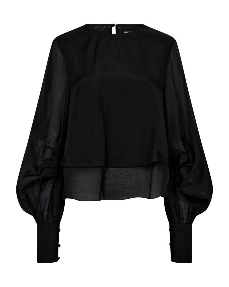 Copenhagen Muse naisten pusero Tilly Blouse, musta