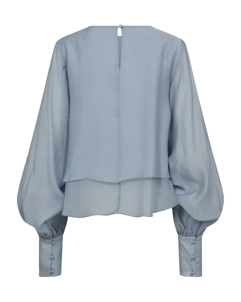 Copenhagen Muse naisten pusero Tilly Blouse, vaaleansininen - Image 3