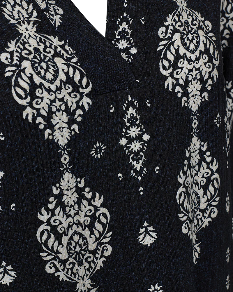 Freequent mekko Tilly Dress, musta kuosi - Image 3
