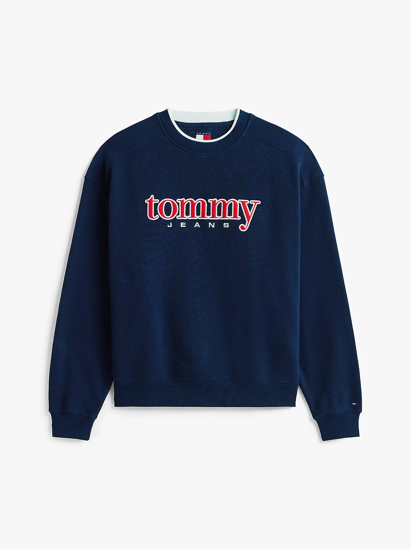 Tommy Jeans miesten collegepaita TJM 90S TEXTURE GRAPHIC CREW, tummansininen - Image 5