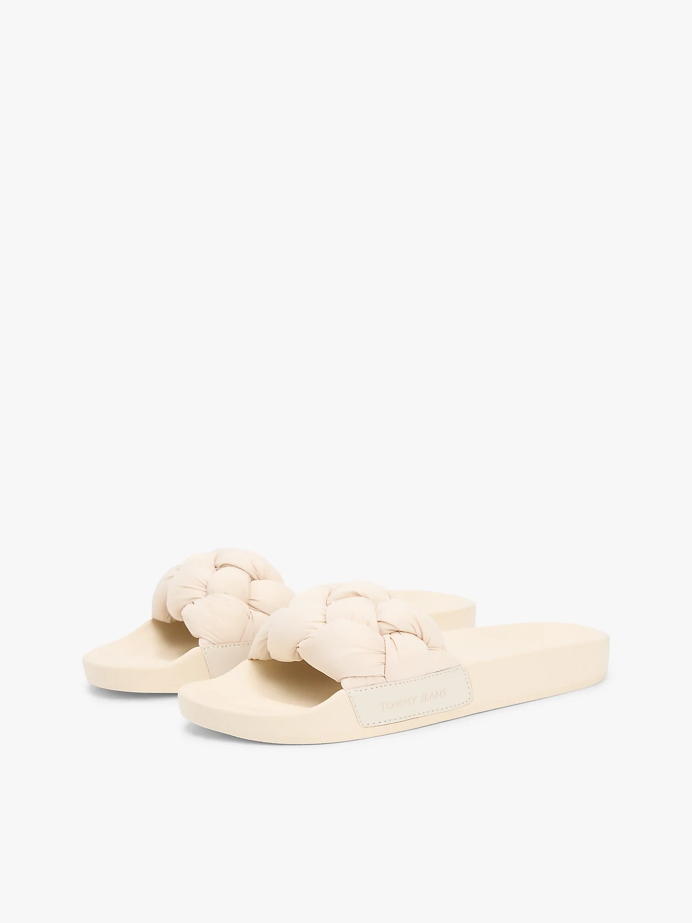 Tommy Hilfiger naisten sandaalit TJW Braided Slides, luonnonvalkoinen - Image 2