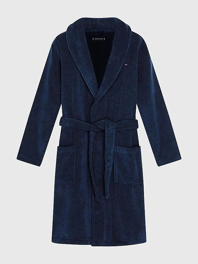 Tommy Hilfiger Kylpytakki Tummansininen - Image 3