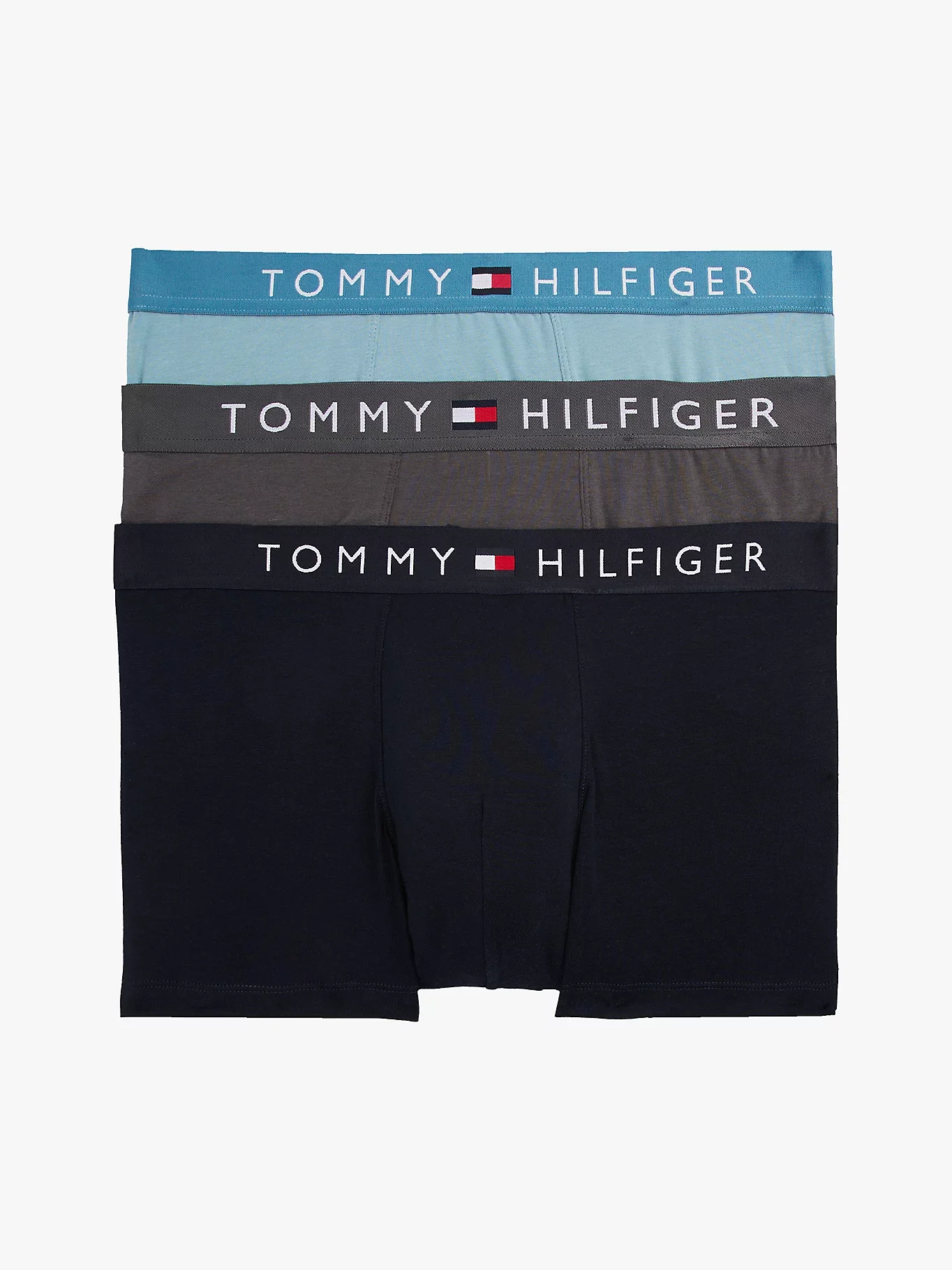 Tommy Hilfiger miesten bokserit, K 3 PACK TRUNK DTM, 0S2 Sininen