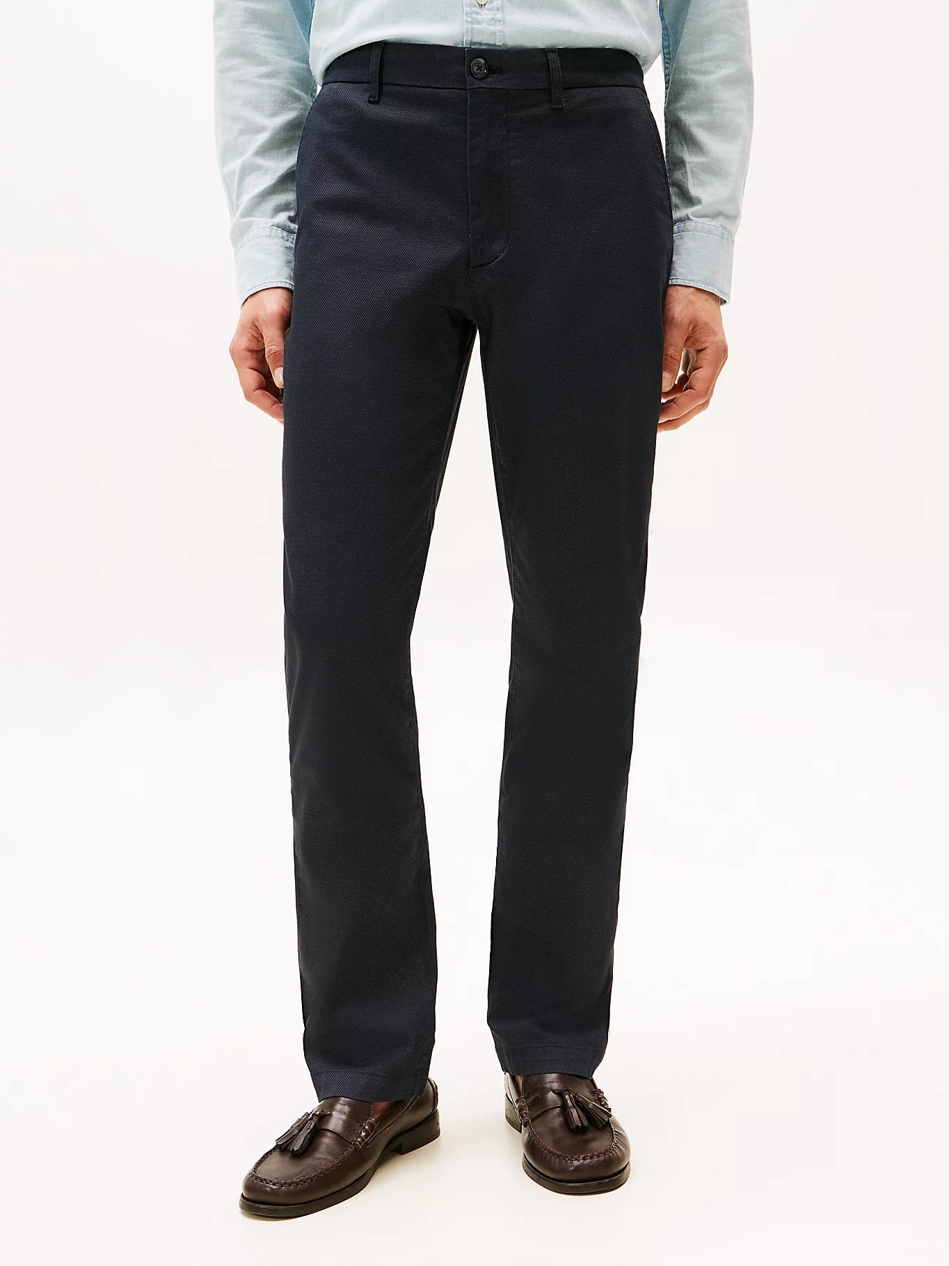 Tommy Hilfiger miesten chinot, DENTON PRINTED STRUCTURE CHINO Tummansininen - Image 2