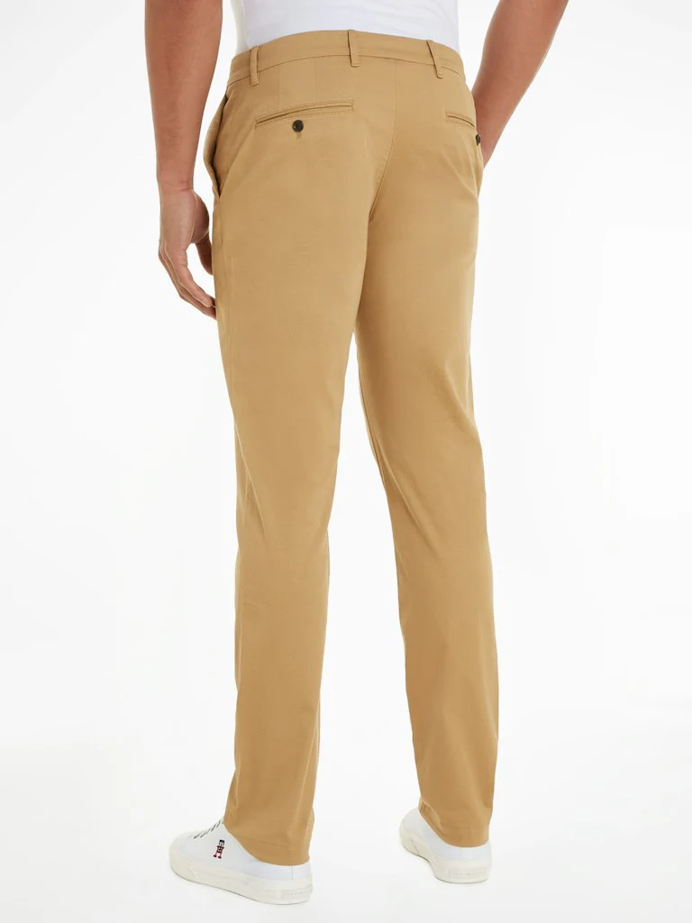 Tommy Hilfiger Miesten Housut, CHINO DENTON PRINTED STRUCTRE Beige - Image 2