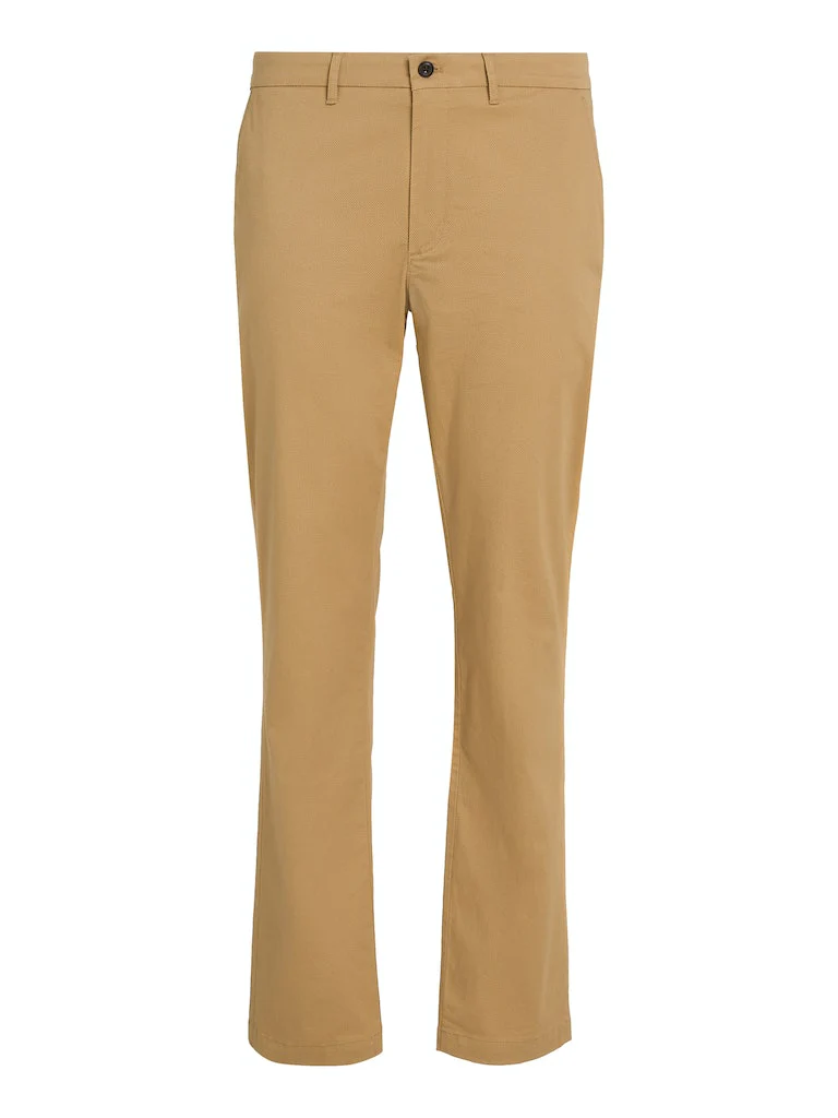 Tommy Hilfiger Miesten Housut, CHINO DENTON PRINTED STRUCTRE Beige - Image 3