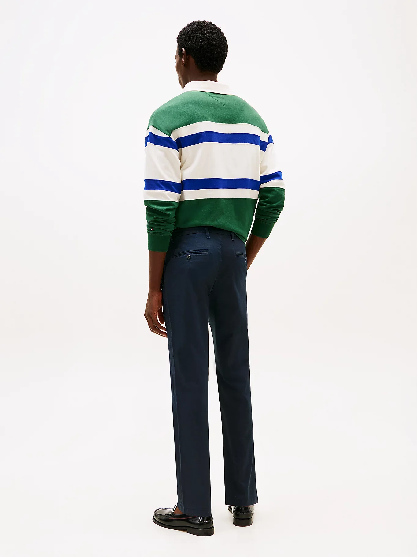 Tommy Hilfiger miesten housut, DENTON PRINTED STRUCTURE CHINO Tummansininen - Image 2