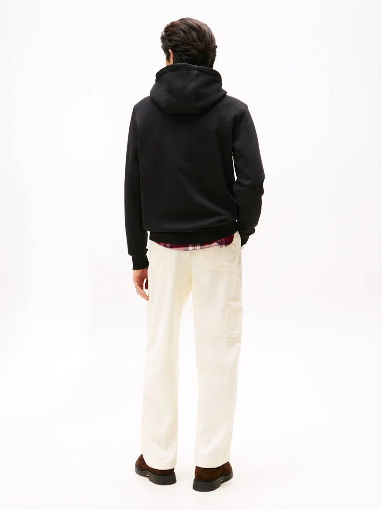 Tommy Hilfiger miesten huppari, OVAL GRAPHIC HOODIE Musta - Image 2