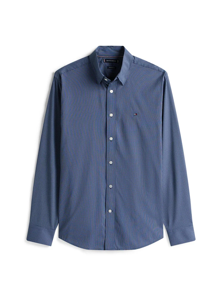 Tommy Hilfiger miesten kauluspaita, PERFORMANCE CHECK RF SHIRT Sininen Kuosi - Image 3
