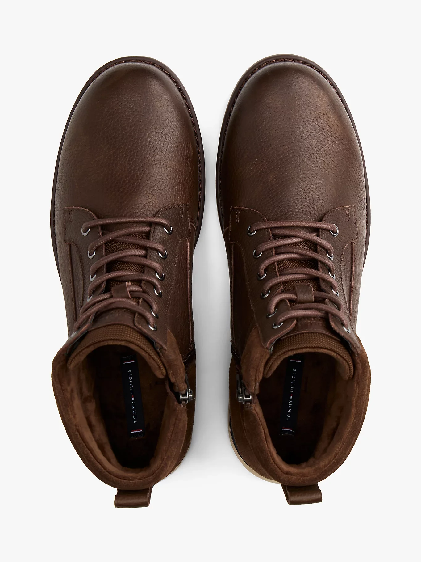 Tommy Hilfiger miesten kengät, CORPORATE W LEATHER LACE BOOT Tummanruskea - Image 3
