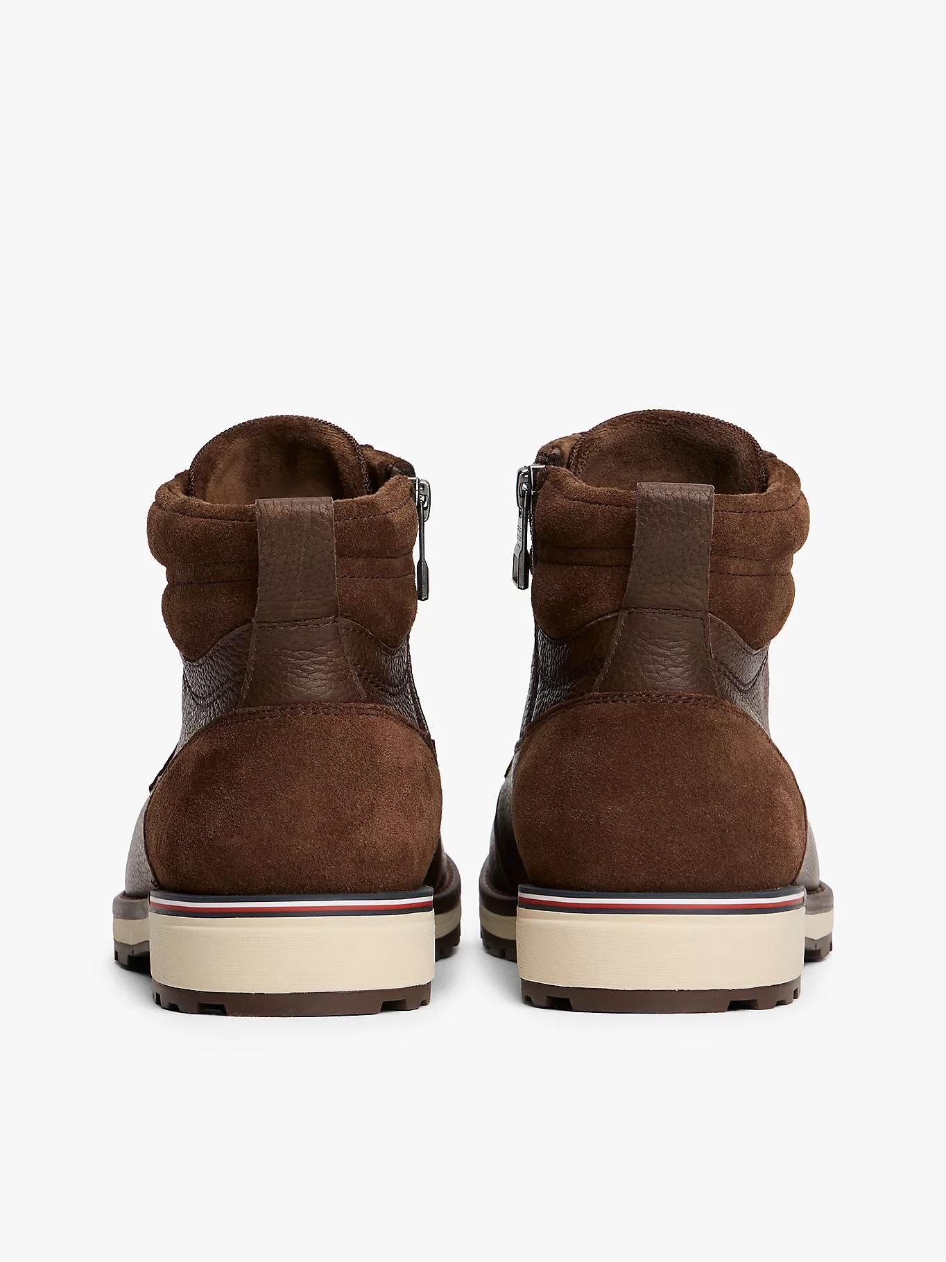 Tommy Hilfiger miesten kengät, CORPORATE W LEATHER LACE BOOT Tummanruskea - Image 4