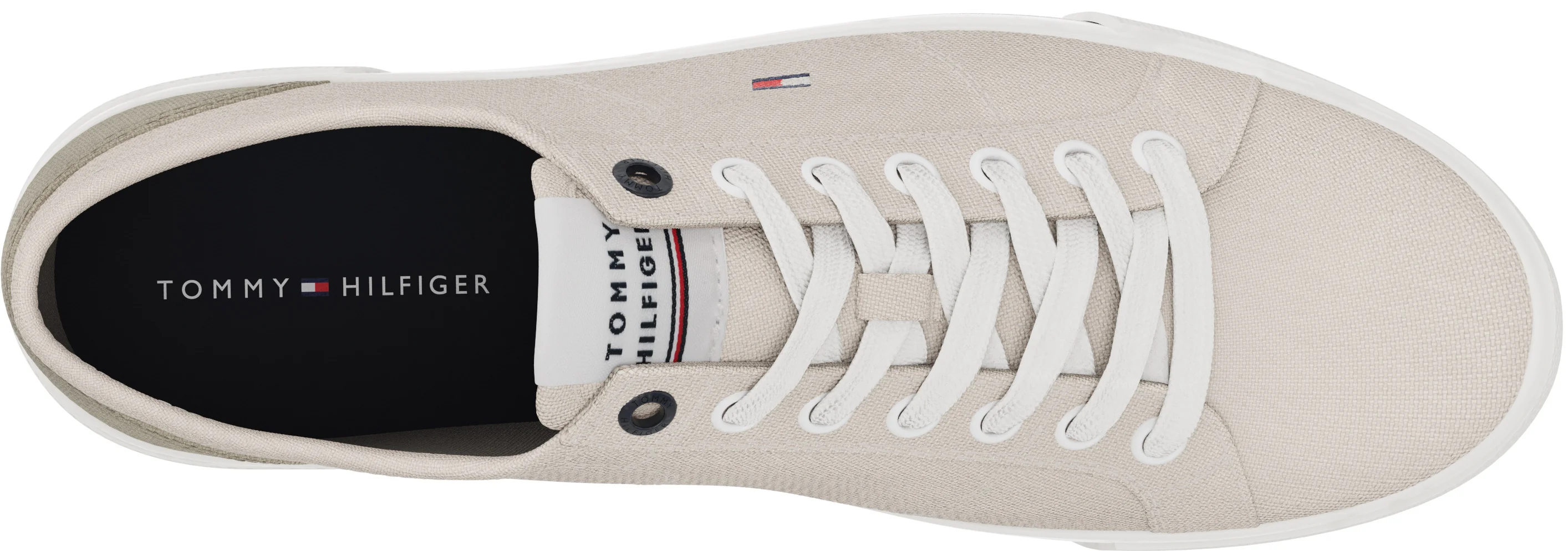 Tommy Hilfiger Miesten Kengät, K CORE CORPORATE VULC CANVAS Beige - Image 4