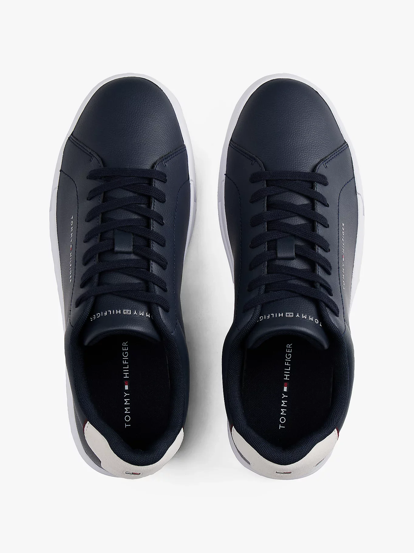 Tommy Hilfiger miesten tennarit, TH COURT LEATHER DETAIL ESS Tummansininen - Image 2