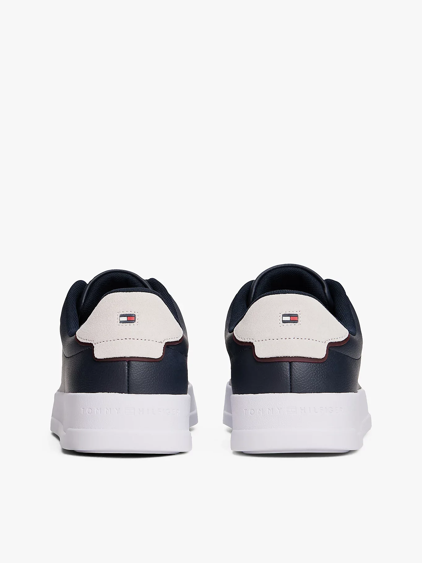 Tommy Hilfiger miesten tennarit, TH COURT LEATHER DETAIL ESS Tummansininen - Image 3