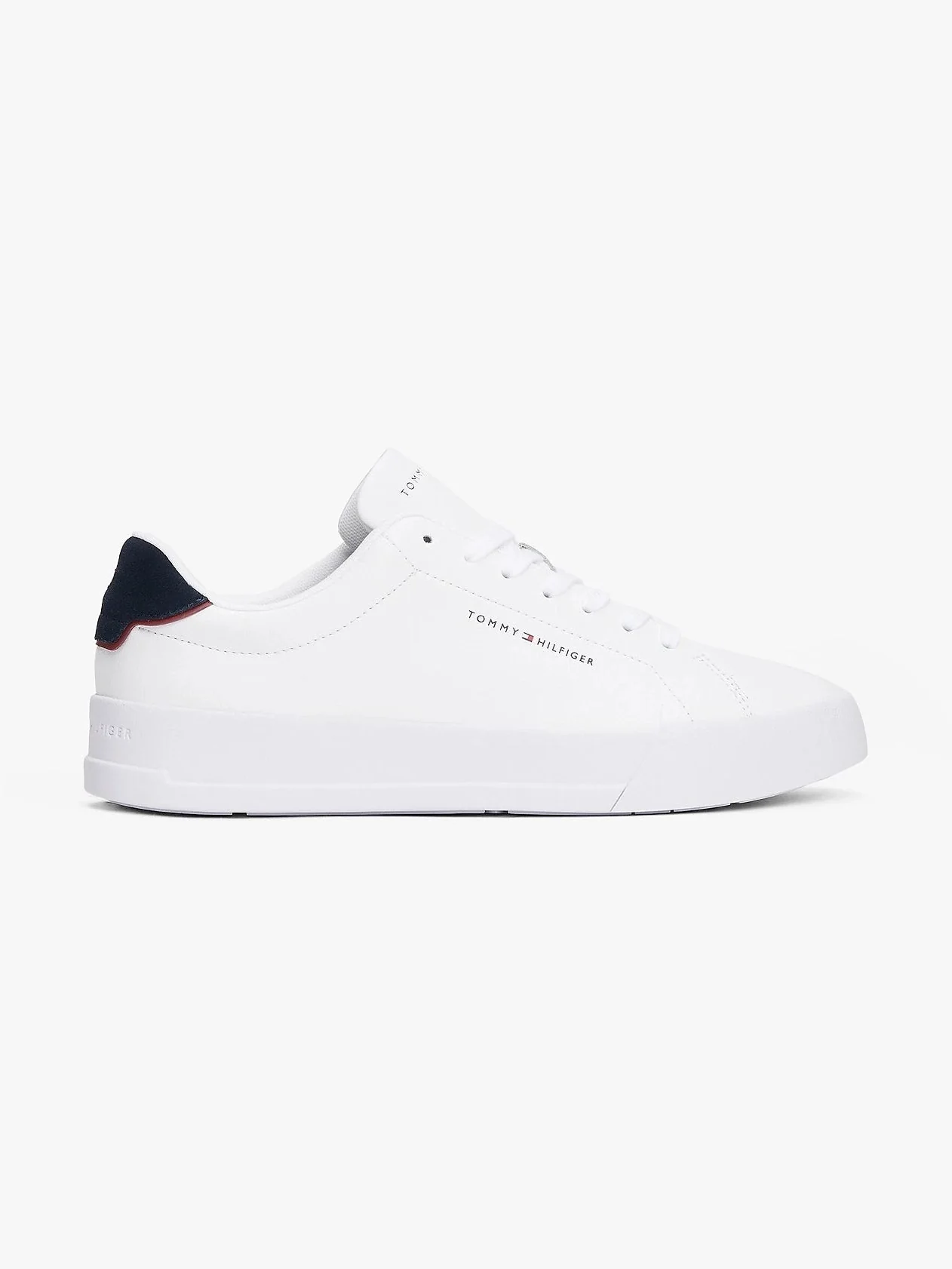 Tommy Hilfiger miesten kengät, TH COURT LTH DETAIL ESS Valkoinen